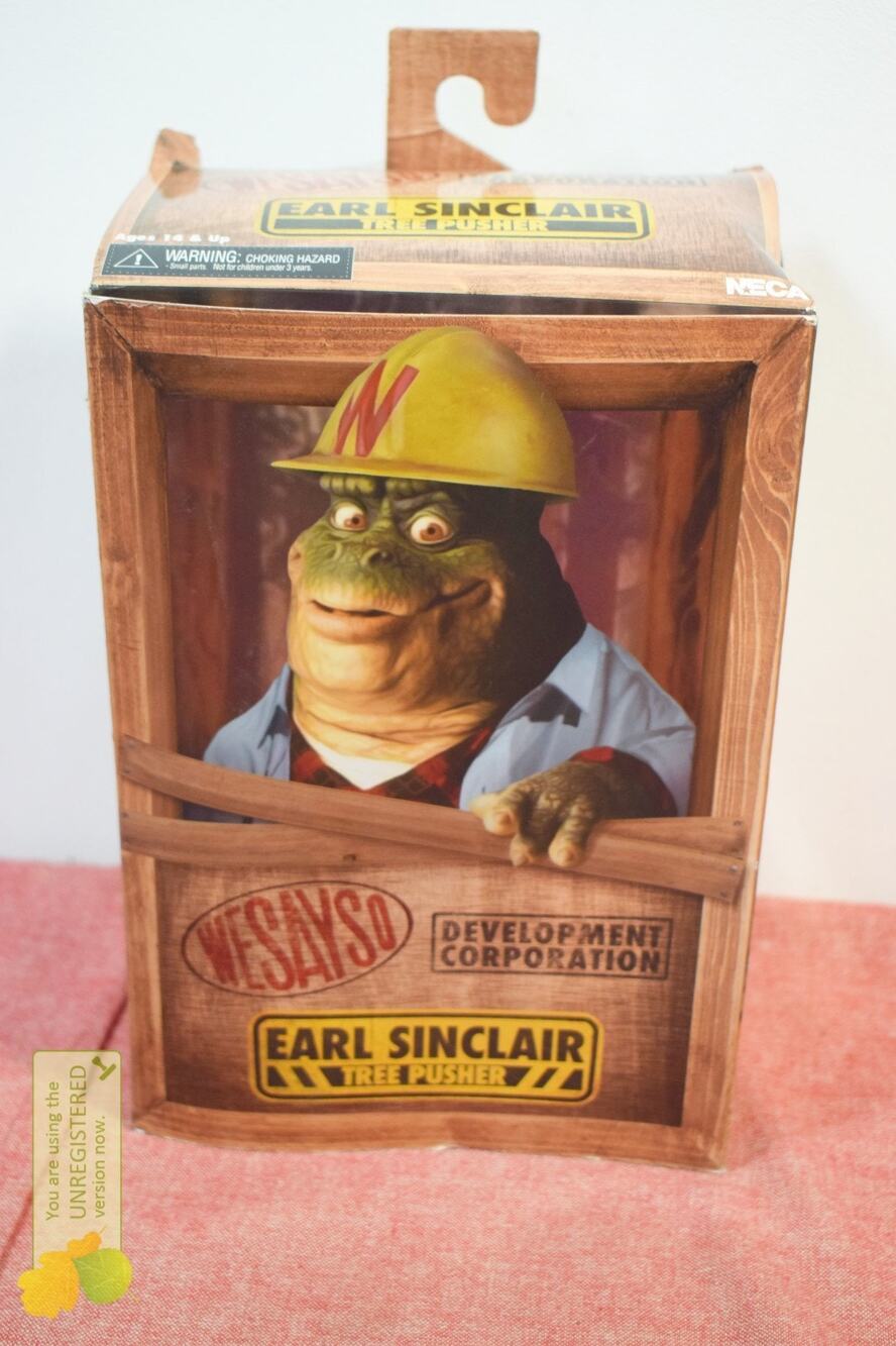 NECA Dinosaurs Ultimate Earl Sinclair Figure (Pack Wear)